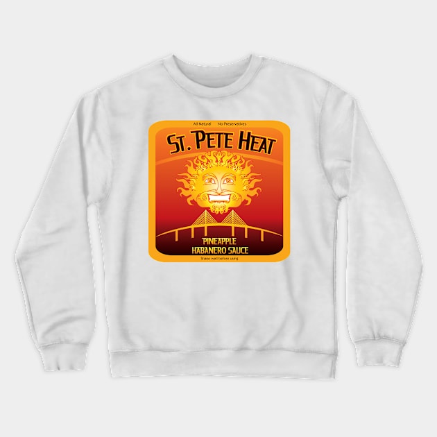 St. Pete Heat (Square) Crewneck Sweatshirt by hideedoodle